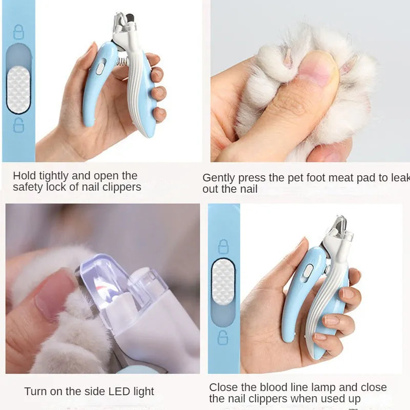 Pet Led Light Nail Clipper