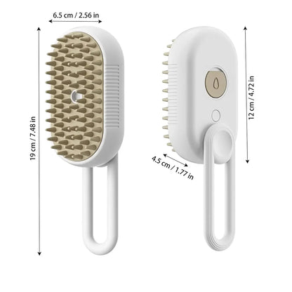 3 in 1 Pet Electric Steam Brush